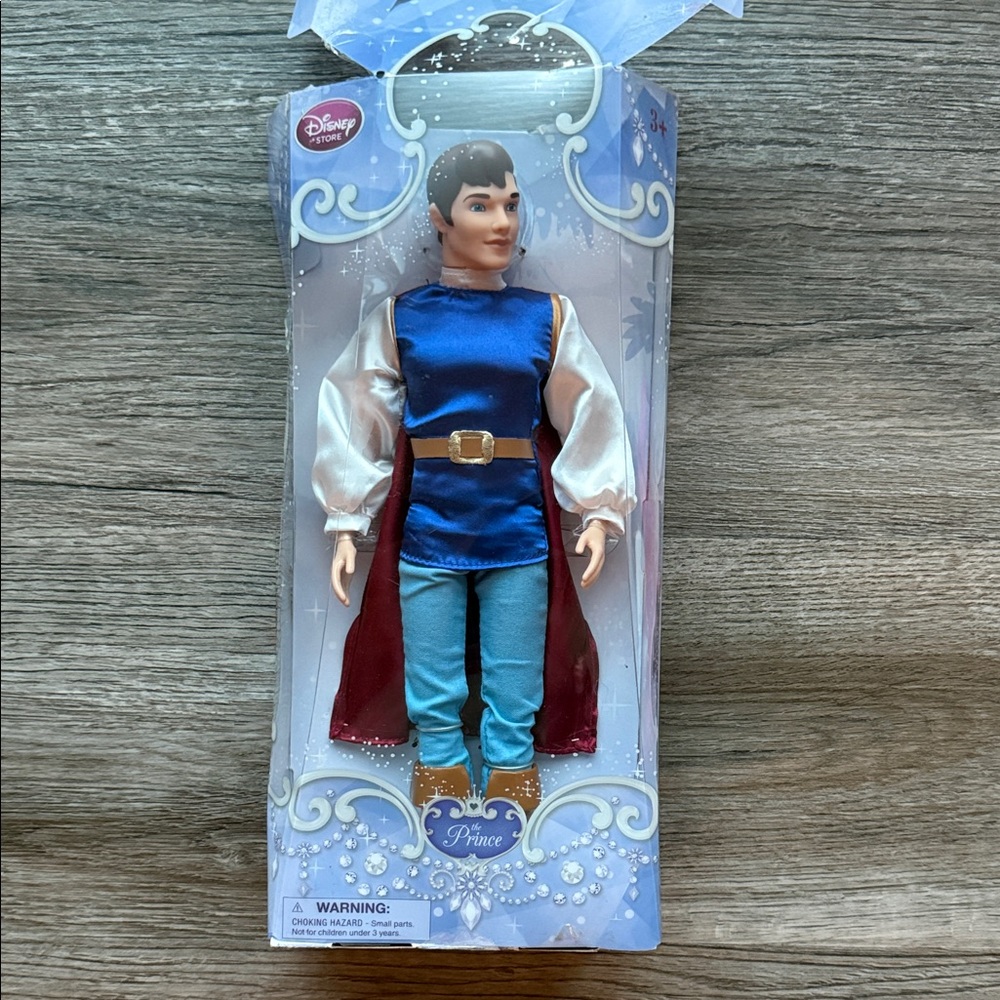 Disney Prince Doll in Blue Tunic with Red Cape